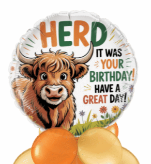 Highland Cow Balloon