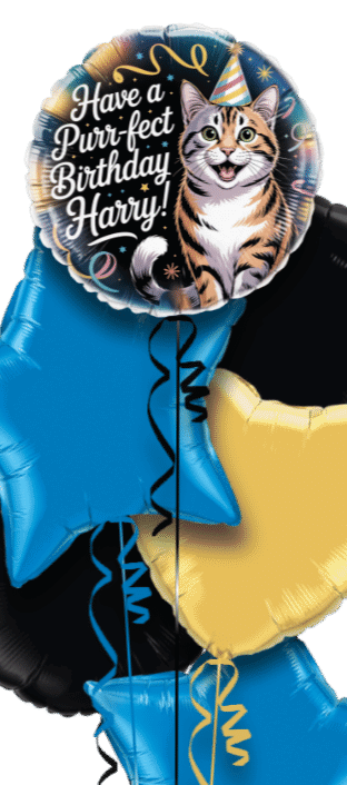 Purr-fect Birthday Balloon