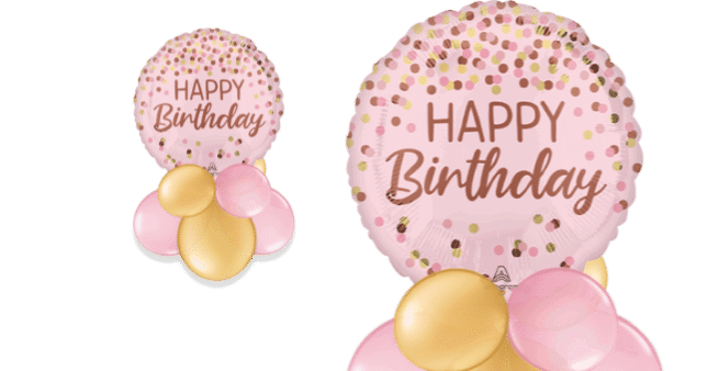 Pink Glitter Sparkle Balloon