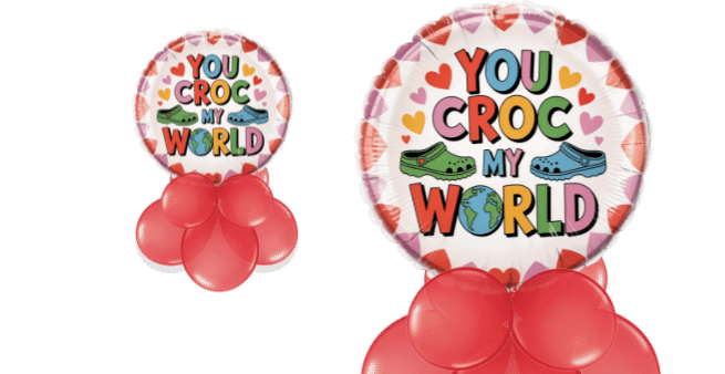 Croc My World Balloon