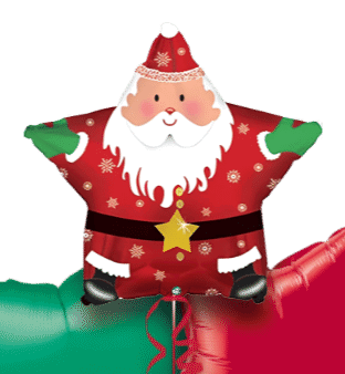 Santa Star Balloon