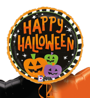 Happy Halloween Pumpkins Balloon