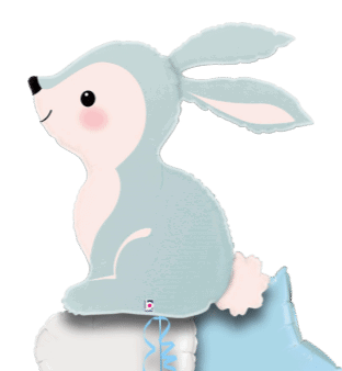 Baby Blue Bunny Balloon