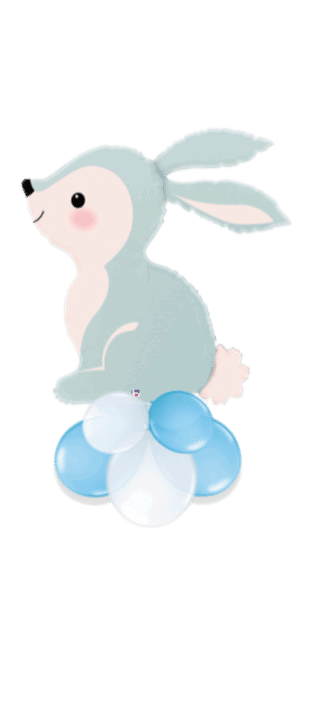 Baby Blue Bunny Balloon