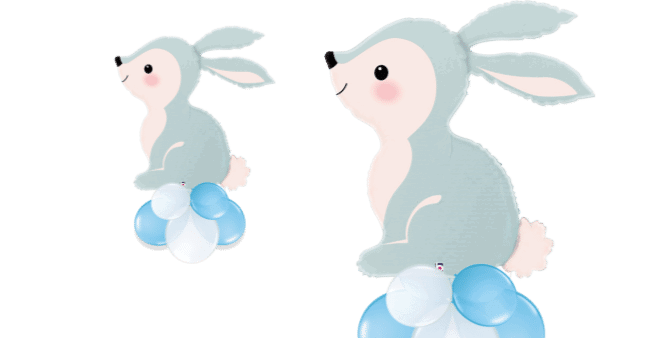 Baby Blue Bunny Balloon