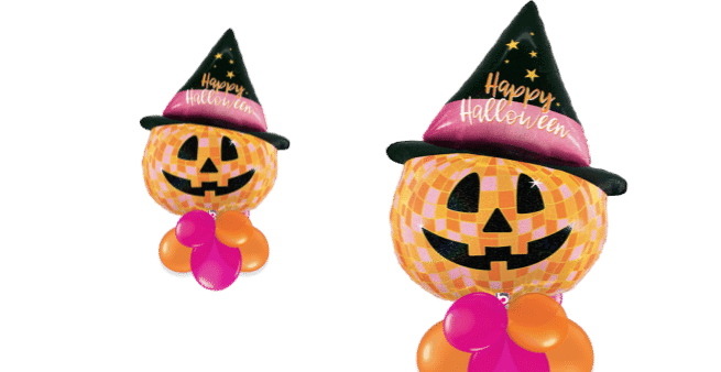 Halloween Disco Pumpkin Balloon