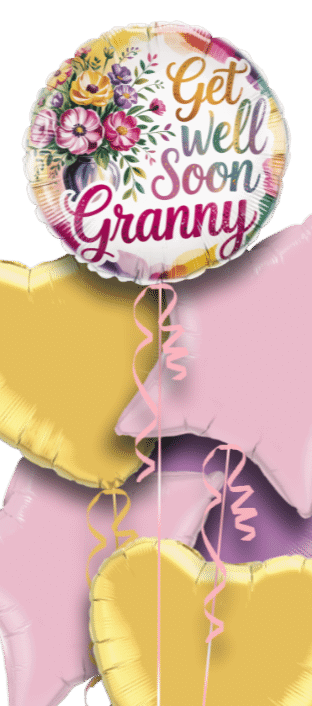 Get Well Flowers Balloon
