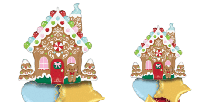 Christmas Gingerbread House Balloon