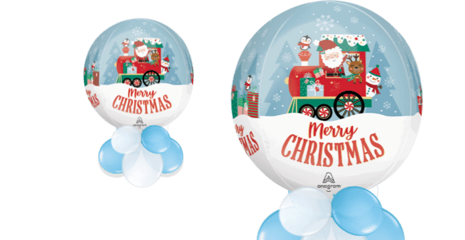 Santa Merry Christmas Orbz Balloon