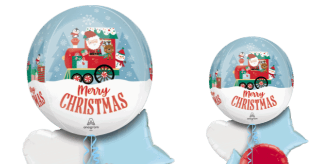Santa Merry Christmas Orbz Balloon