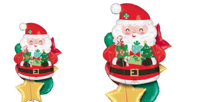 Santa with Gifts Balloon