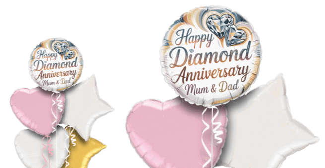 Diamond Anniversary Balloon