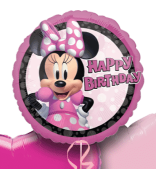 Minnie Mouse Birthday Balloon