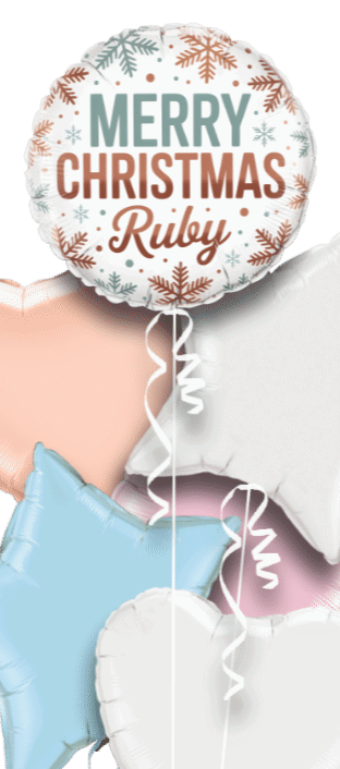 Merry Snowflakes Balloon