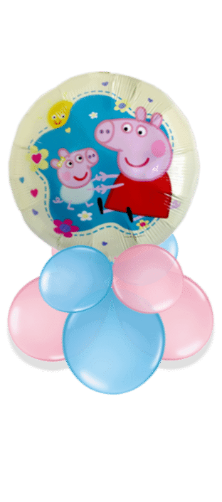 Peppa Pig and Evie Balloon
