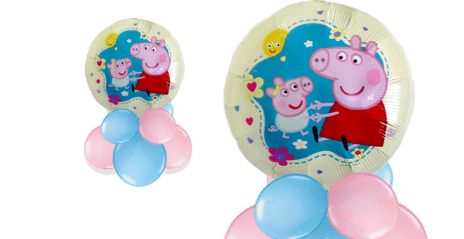 Peppa Pig and Evie Balloon