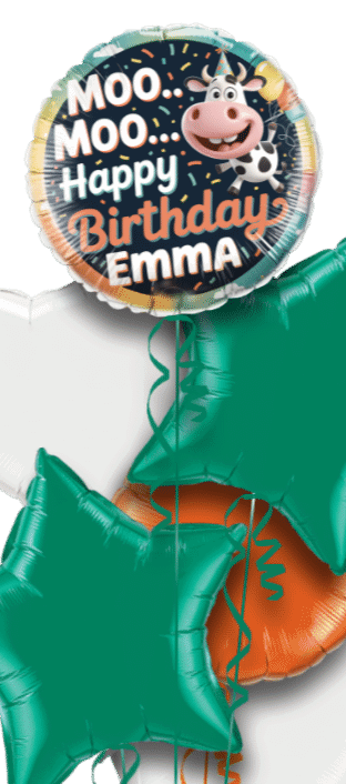 Cow Birthday Balloon
