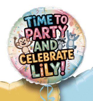 Animal Party Celebration Balloon
