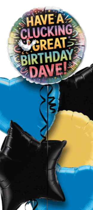 Disco Chicken Birthday Balloon