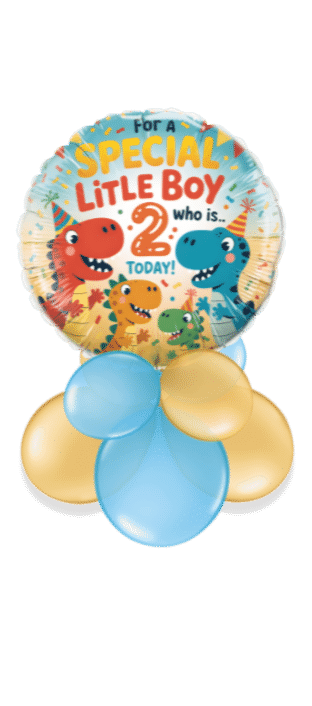 Little Boy Turns Two Balloon