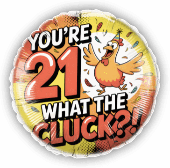 Funny 21st Birthday Chicken