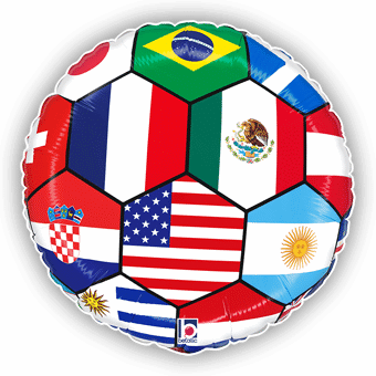 Football World Cup Flags