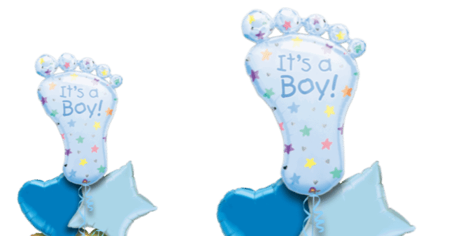 Its a Boy Baby Foot Balloon
