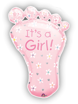 Its a Girl Baby Foot