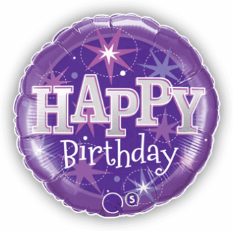 Birthday Bright Purple