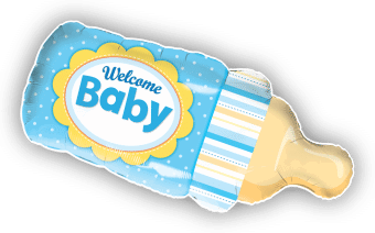 Welcome Baby Boy Bottle