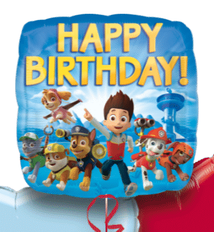Happy Birthday Paw Patrol Team Balloon