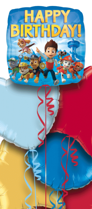Happy Birthday Paw Patrol Team Balloon
