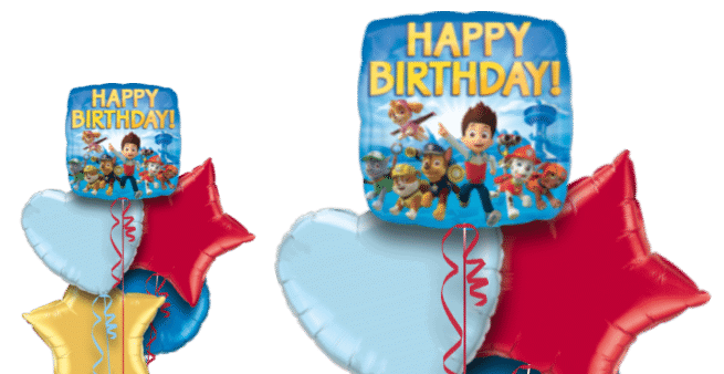 Happy Birthday Paw Patrol Team Balloon