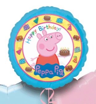 Birthday Cake Peppa Pig Balloon