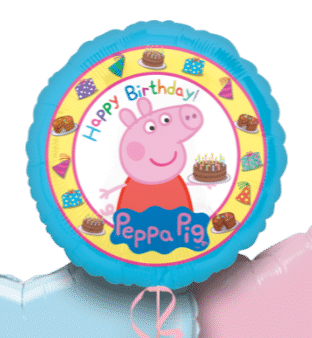Birthday Cake Peppa Pig Balloon