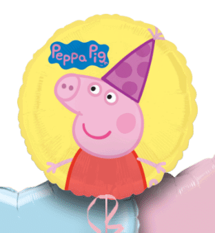 Peppa Pig Party Hat Balloon