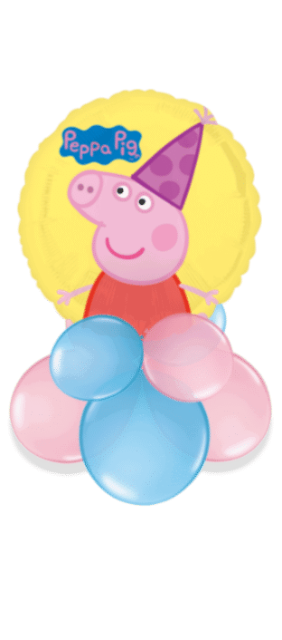 Peppa Pig Party Hat Balloon
