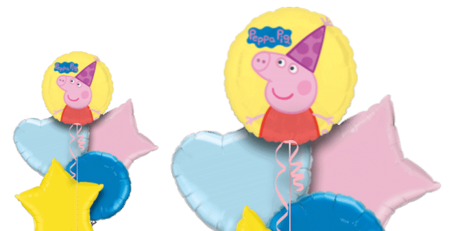 Peppa Pig Party Hat Balloon