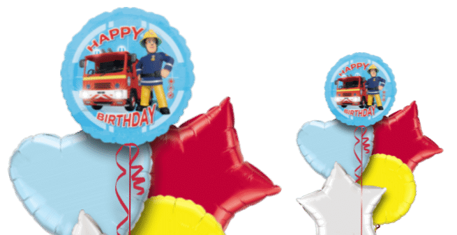 Happy Birthday Fire Man Sam Balloon