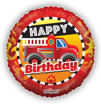 Happy Birthday Fire Truck