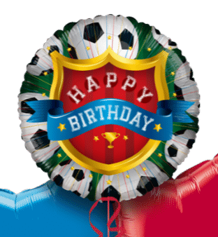 Football Champions Birthday Balloon