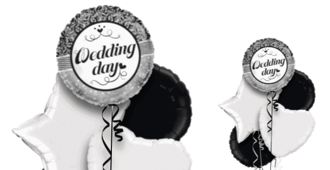 Wedding Day Floral Dots Balloon
