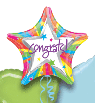 Congrats Star Balloon