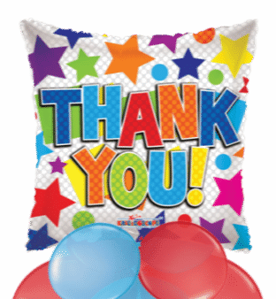Thank You Bright Stars Balloon