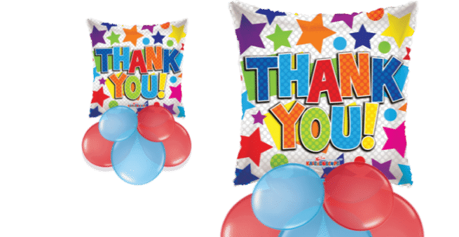 Thank You Bright Stars Balloon