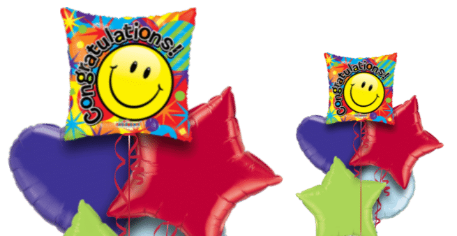 Congratulations Smiling Celebration Balloon