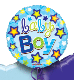 Baby Boy Stars Balloon