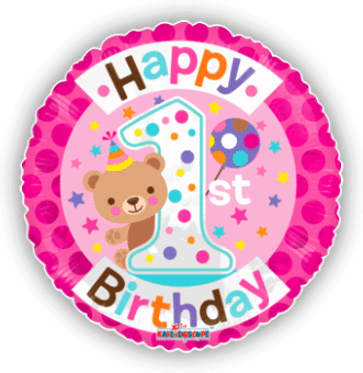 Cute 1st Birthday Girl