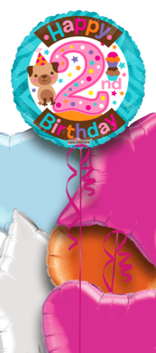 2nd Birthday Girl Balloon