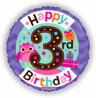 3rd Birthday Girl